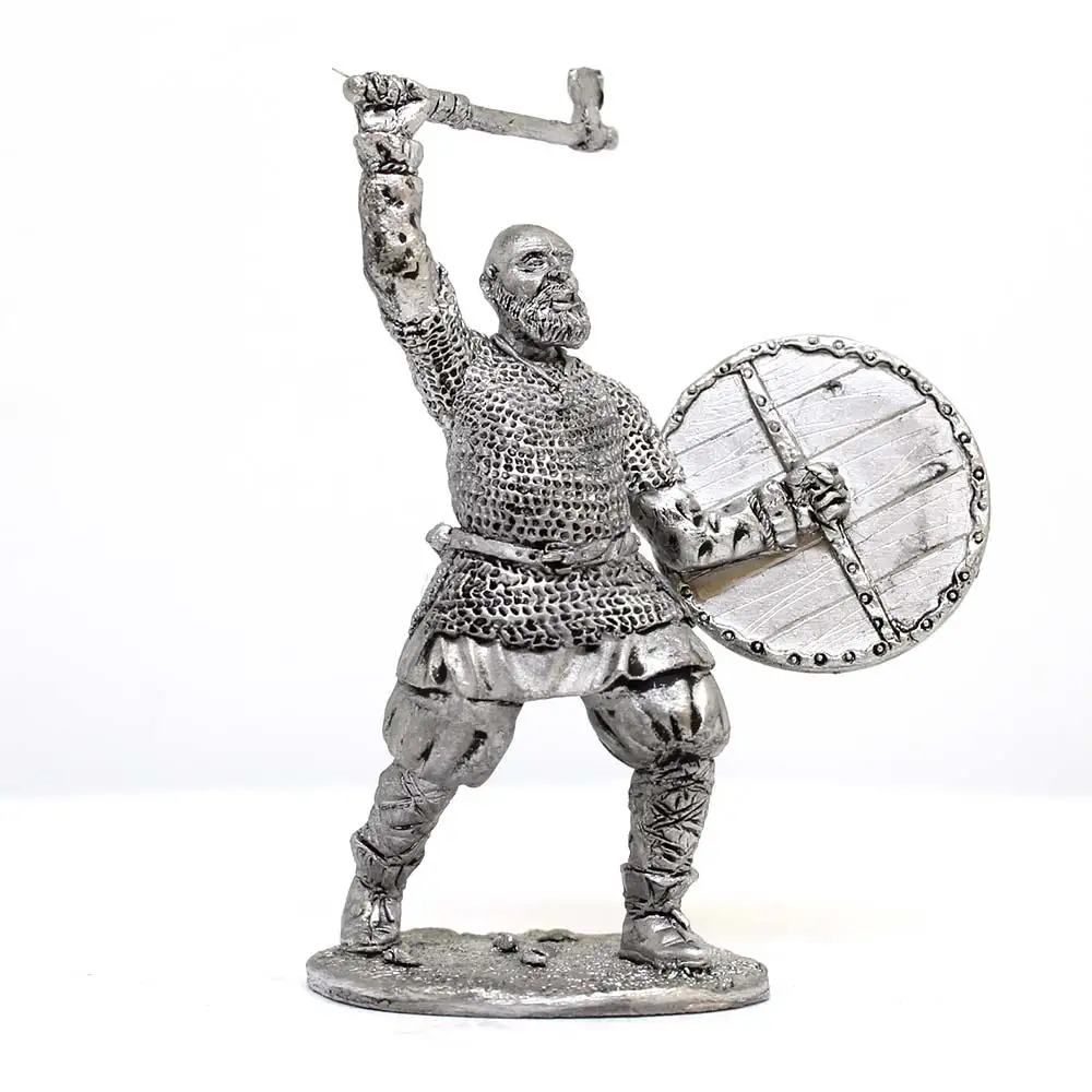 Русский воин 10 век - оловянный солдатик фигурка 54 мм Z63 | Дом и сад