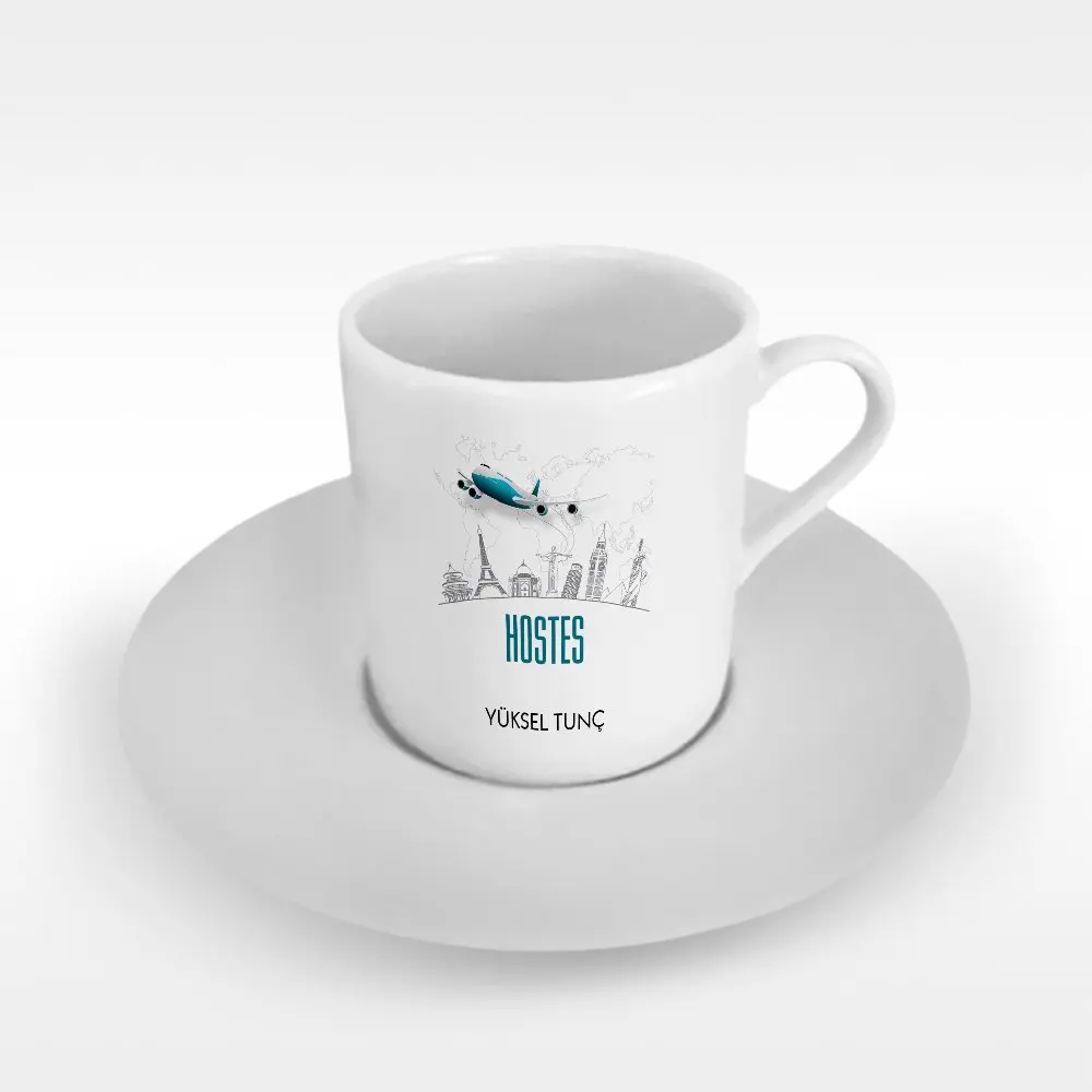 

Personalized Professional Stewardess Turkish coffee Cup-1