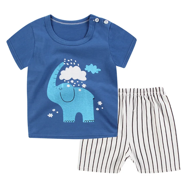 

ZWF1731 Summer Baby Kids Sport Casual Clothing Girls Clothes Sets for Boys Costumes Cotton Baby Clothes 3-10Years Old