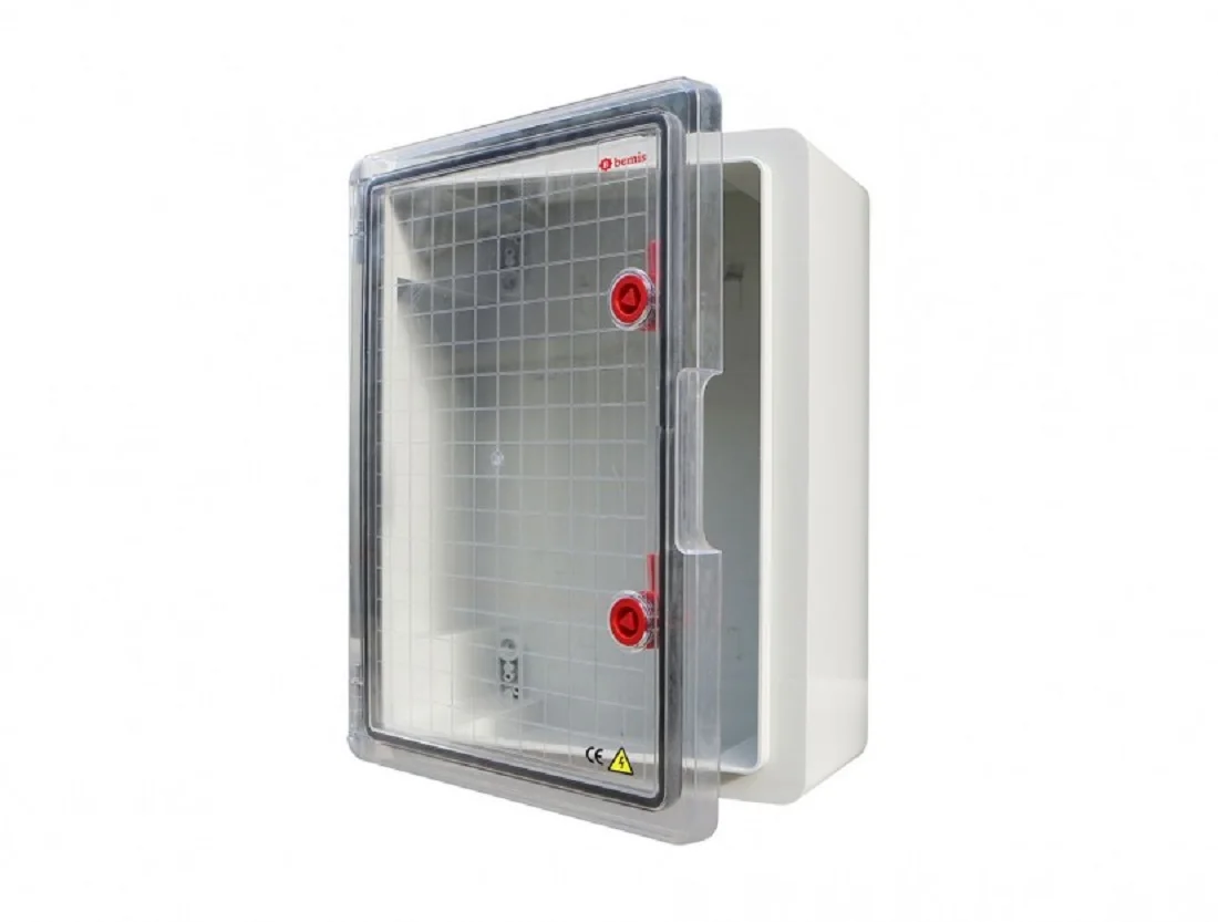 

Bemis industrial waterproof (350x500x190 mm) BPC-4001-0046m IP66 ABS Panel with Transparent Cover