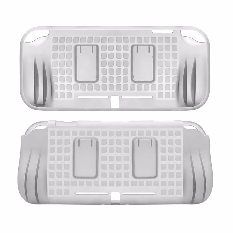 Силиконовый мягкий чехол-накладка на заднюю панель для kingd Switch Lite для NS Lite, защитный чехол-бампер из тпу - Цвет: Transparent