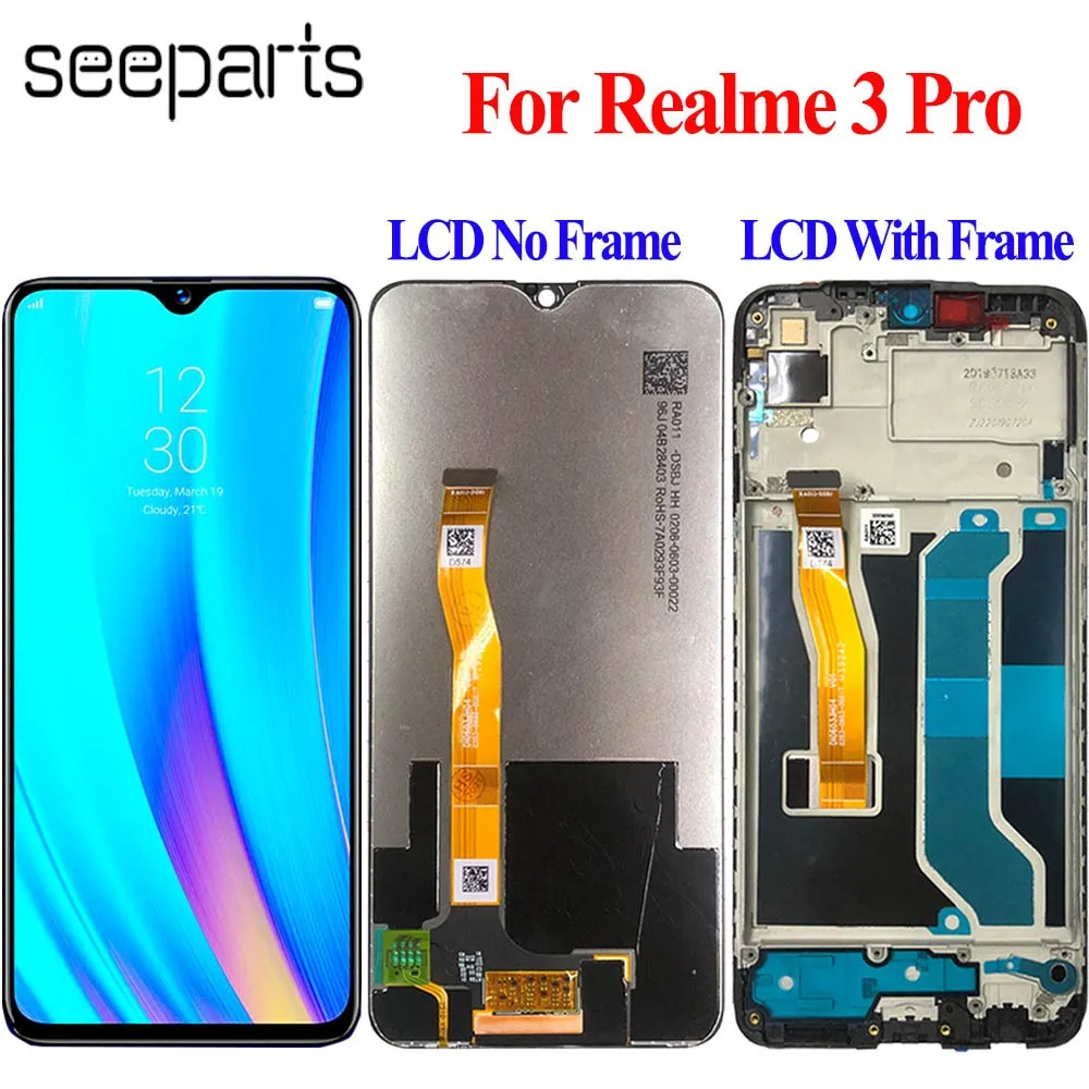 ЖК-дисплей для OPPO Realme 3 Pro, диагональ экрана 6,3 дюйма