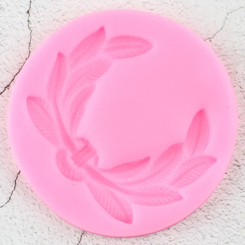 Лавровый венок силиконовая форма листья ювелирные изделия Смола формы рельефный