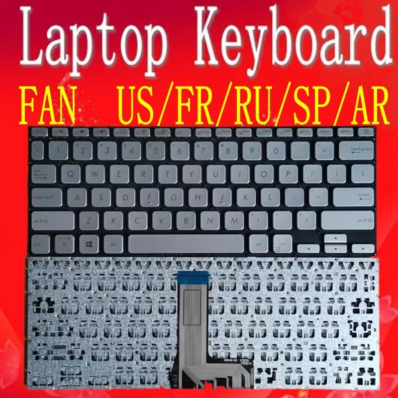 

for ASUS Vivobook 14 X412D X412F X412UA UF X412FL FA X412DK DA laptop keyboard notebook