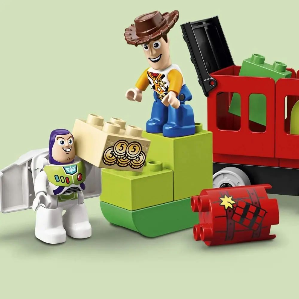 LEGO DUPLO поезд История игрушек (10894) с фигурками Вуди Базз Лайтер Дисней блоки duplo