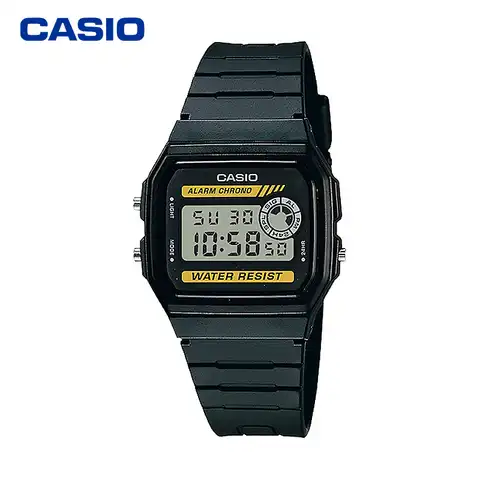 Оригинальные наручные часы Casio F-94WA-9D мужские, кварцевые, электронные, 3ATM, пластик, органическое стекло