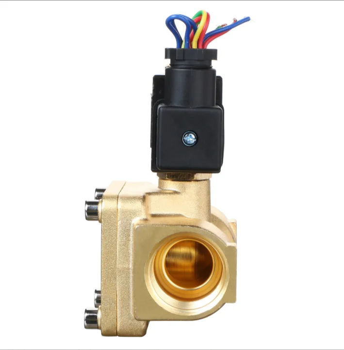 USSOLID Электрический Соленоидный клапан-1 " 12V DC 230PSI клапан латунный корпус