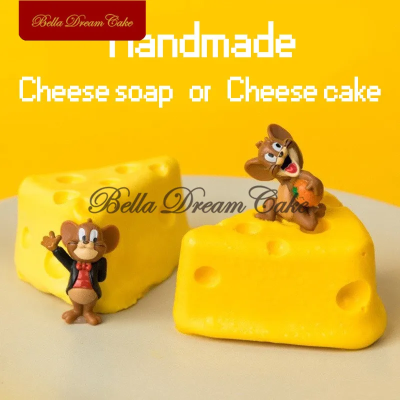 

3D Cheese Design Mousse Mold DIY Chocolate Silicone Moulds Creative Handmade Soap Candle Mould Cake Decorating Tools Bakeware