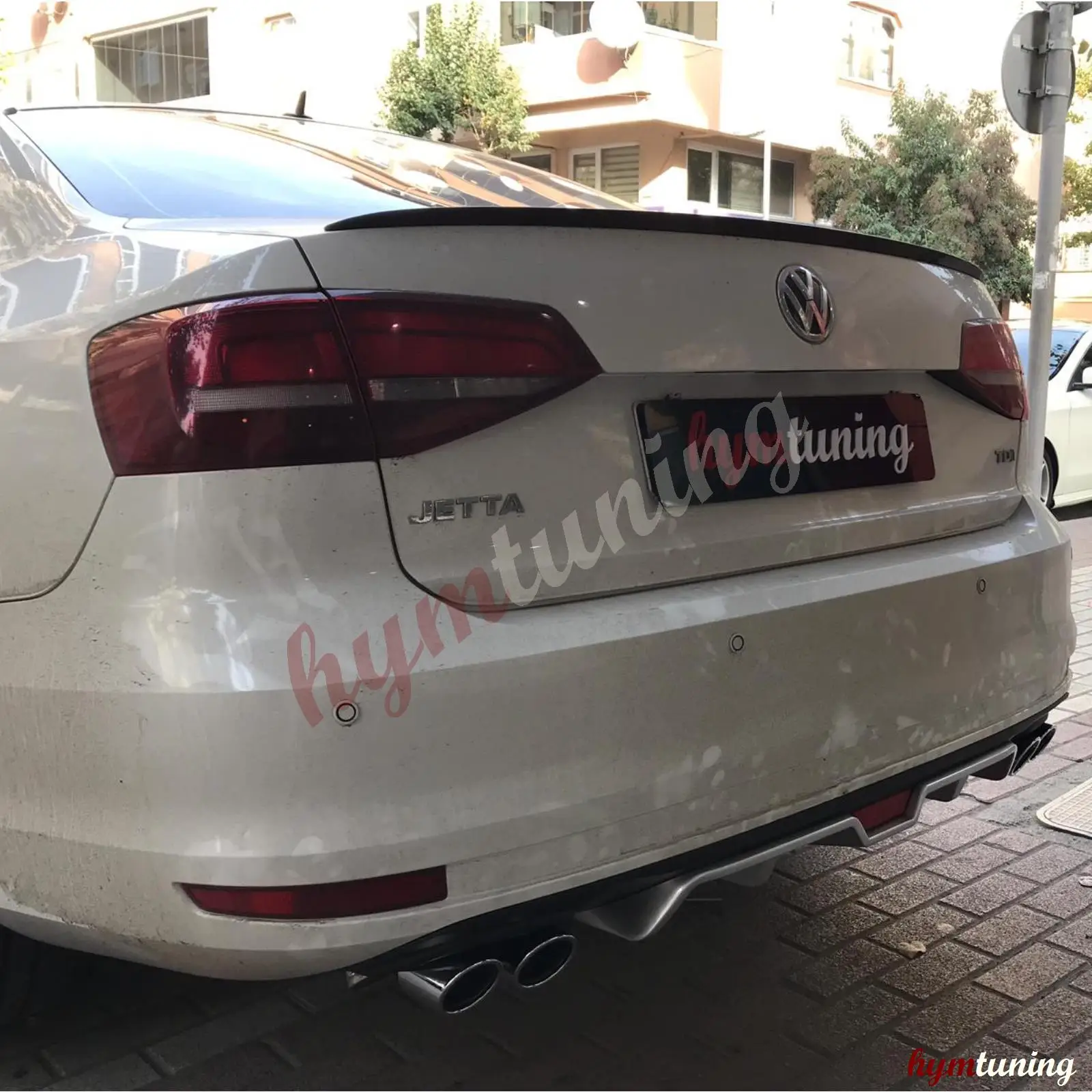 Спойлер для багажника VW Jetta MK6 универсальный скачок заднего крыла В гоночном