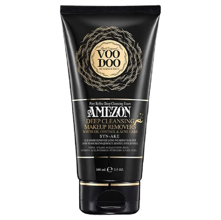 Voodoo Amezon Syn-Ake Deep Cleansing Foam Makeup Remover / Глубокоочищающая пенка для снятия макияжа (100 мл)