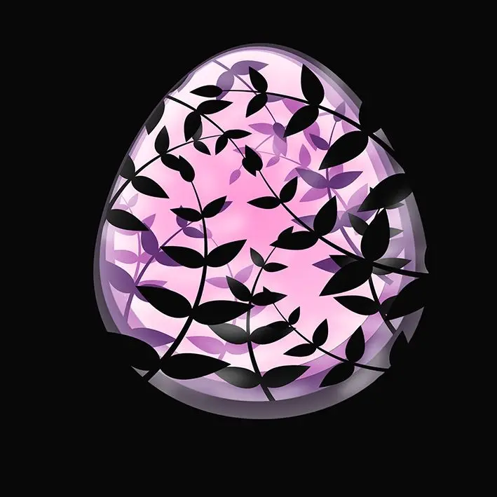 Занавес растения травы зелень в яйце бумаги вырезать искусство Весна