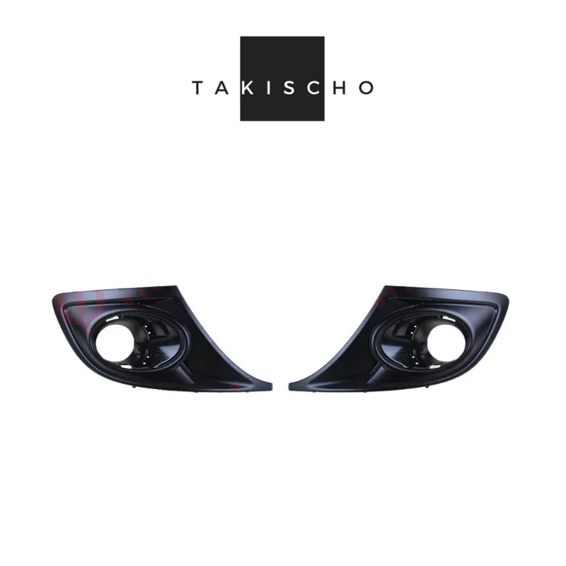 2 шт. переднего бампера противотуманных фар Крышка для Renault Megane III Черный