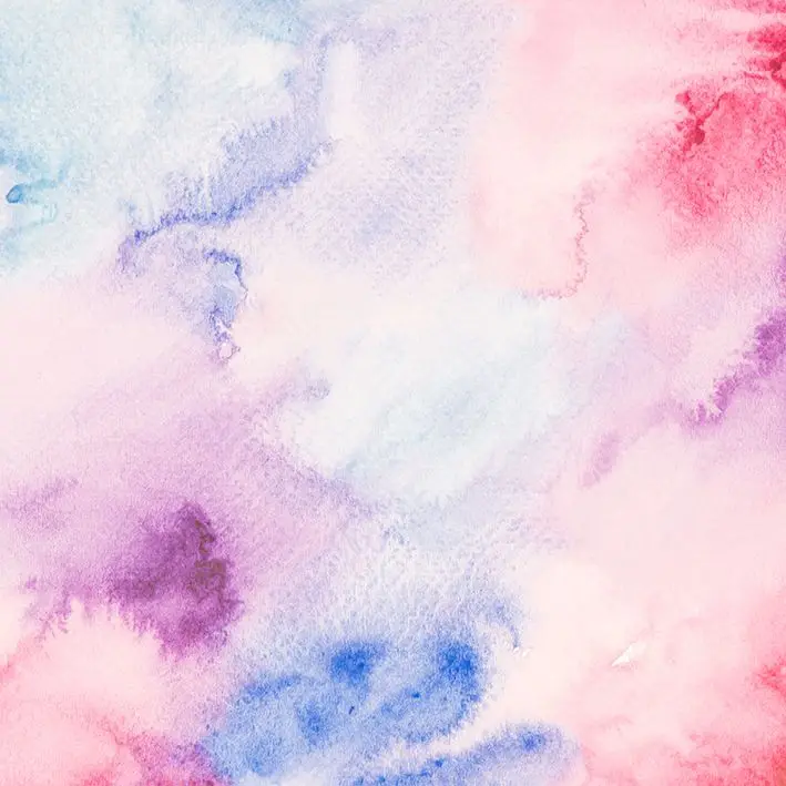 Занавеска Акварельная живопись красочные брызги на бумаге абстрактные облака