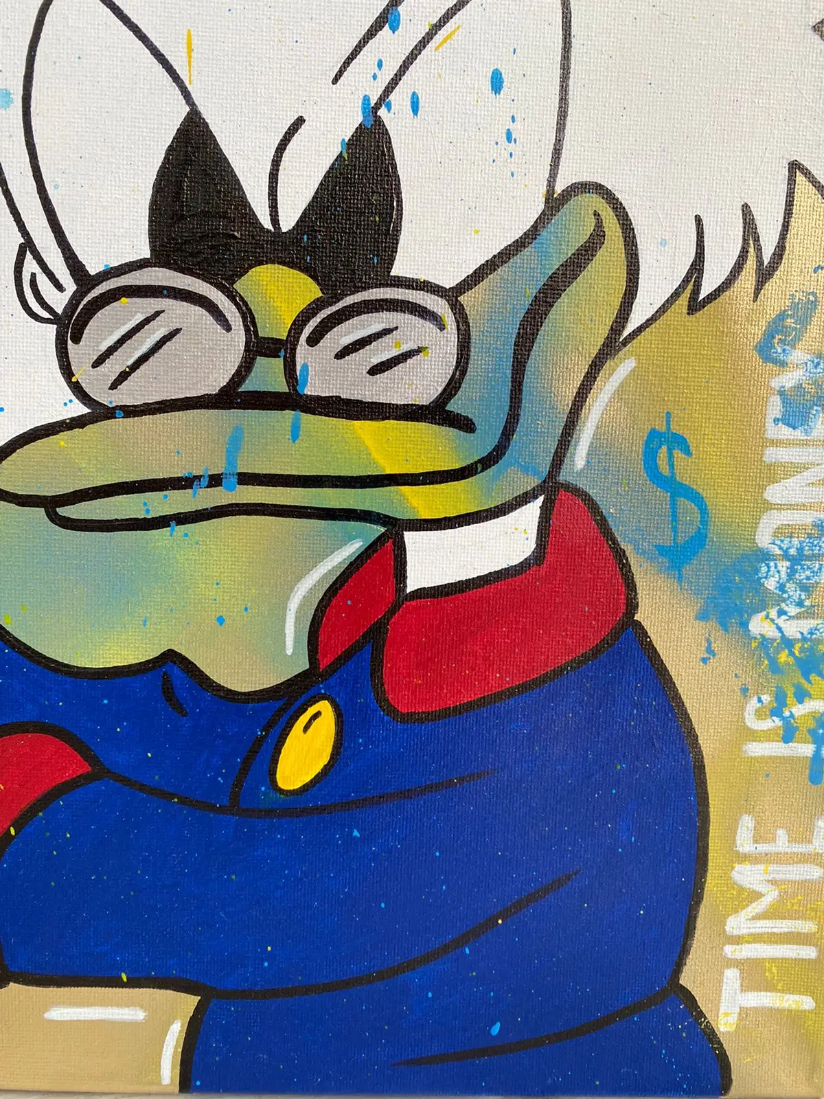 Картина Scrooge McDuck для детской гостиной офиса картина маслом и акрилом на холсте