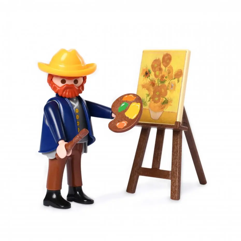 PLAYMOBIL 70686 VAN GOGH-эксклюзивные Подсолнухи, оригинал, клик, фамбил,  детские игрушки, игрушки для девочек, оригинальные подарки, коллекционер,  магазин, с коробкой - купить по выгодной цене | AliExpress