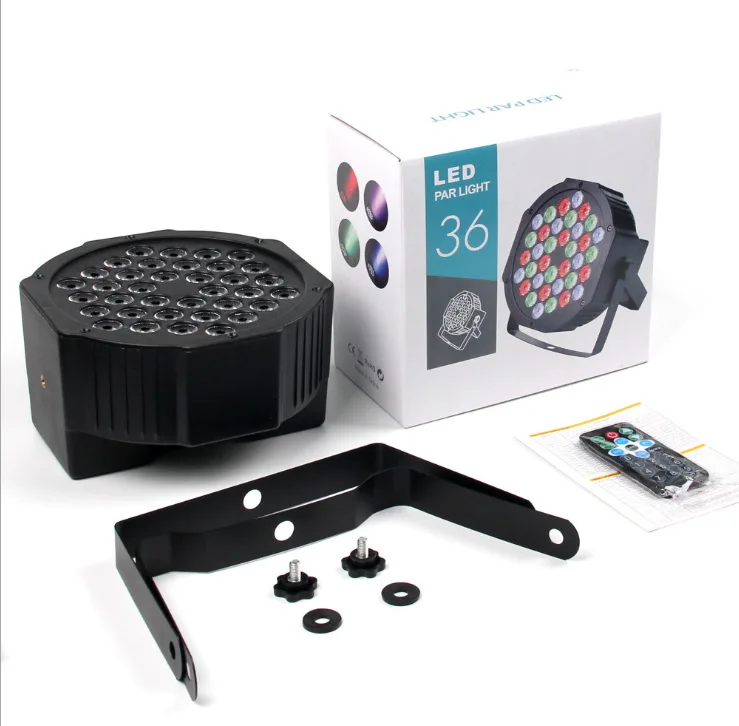

Remote Control 36 Led Par Light KTV bar sound control background cast Dyed lights stage light led disco ball