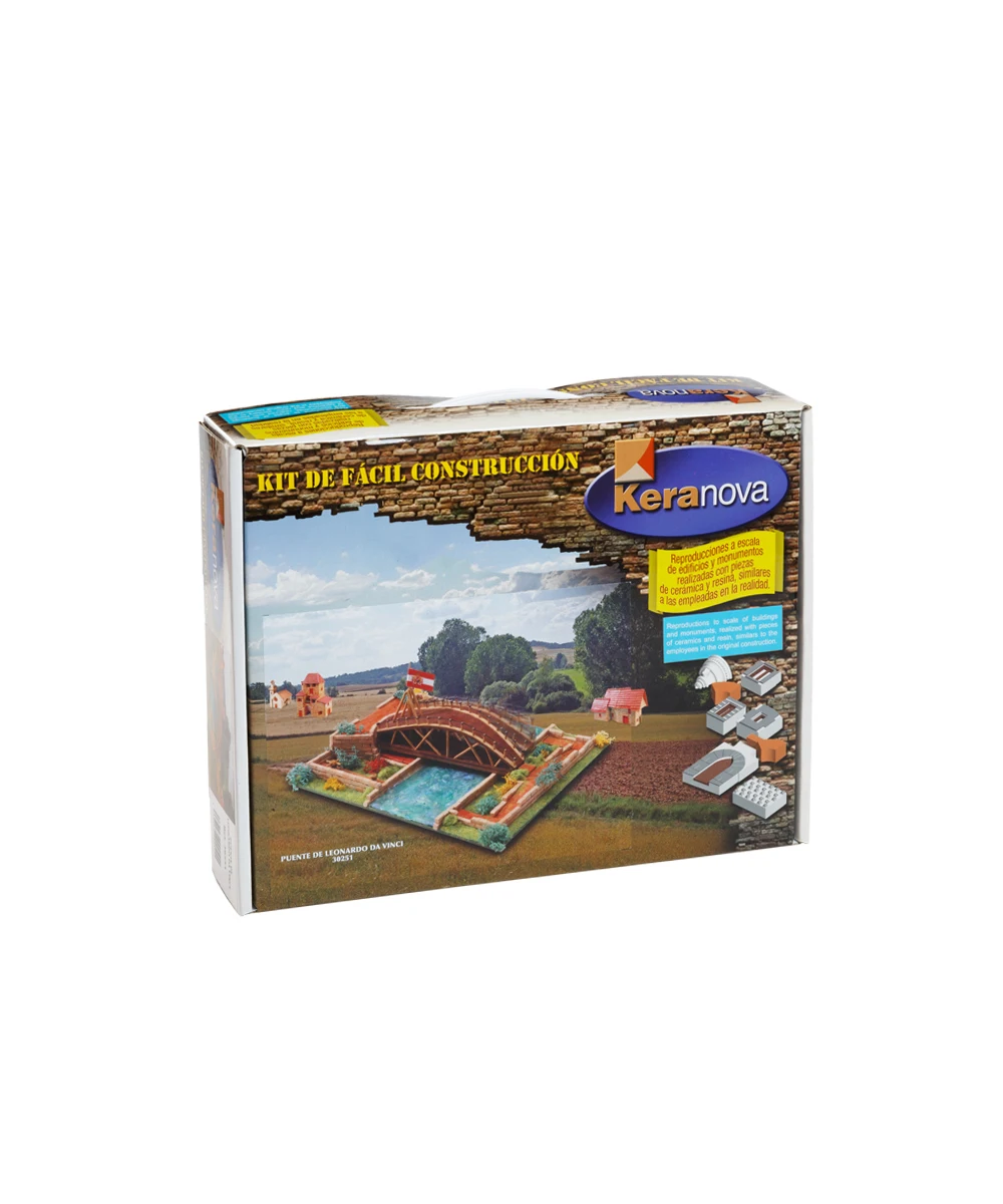 30251 Конструктор из обожженной глины. &quotМост Леонардо&quot. Умная бумага. UMBUM. Keranova. |