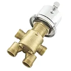 Переключатель смеситель на борт ванны из латуни (переключатель ванна-душ). Резьба 12, материал - латунь.