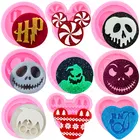 Диснеевский Микки HP буквы Скелет держатель для телефона, силиконовые формы брелок для ключей брелок эпоксидной смолы формы кулон ожерелье Формочки ввиде ювелирных изделий