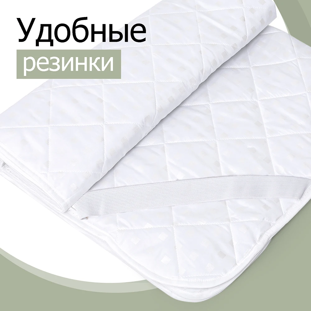 Наматрасник топпер стеганый Бамбук ткань-микрофибра плотность 150 гр/м2