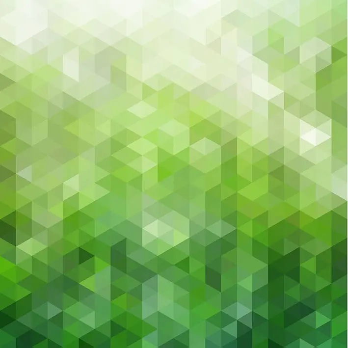 

Curtain Abstract Natural Forest Sunny Day Mosaic Style Geometric Pattern Modern Artwork Printed Green Beige