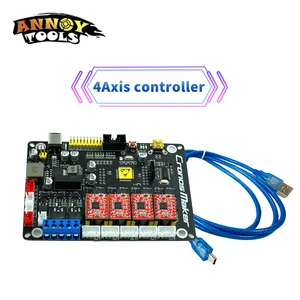 4-осевой ЧПУ контроллер GRBL1.1 с автономной поддержкой 300 Вт 500 Вт шпиндель USB драйвер плата для лазерного гравера CNC3018