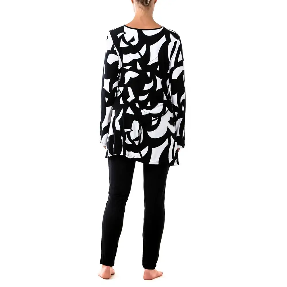 Домашняя одежда состоит из туника и леггинсов вискозного R2401-52-4 | Женская