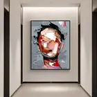 Абстрактная картина для лица для девочек ручная работа, картина маслом на холсте Ручная роспись, рисунок на стене, картина без рамки для декора спальни