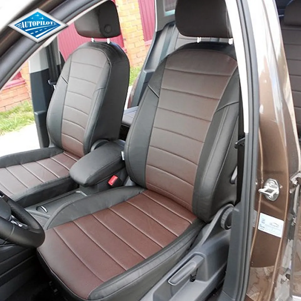 Для Volkswagen Tiguan II 2017 Comfortline (со столиками) Комплект модельных авточехлов из экокожи