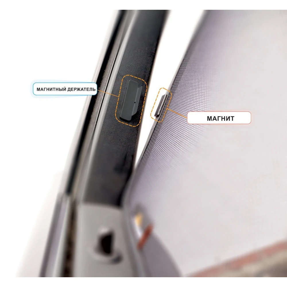 КАРКАСНЫЕ ШТОРКИ НА ЗАДНИЕ ДВЕРИ (КОМПЛЕКТ) для (2002-2009) TROKOT TR1404-02