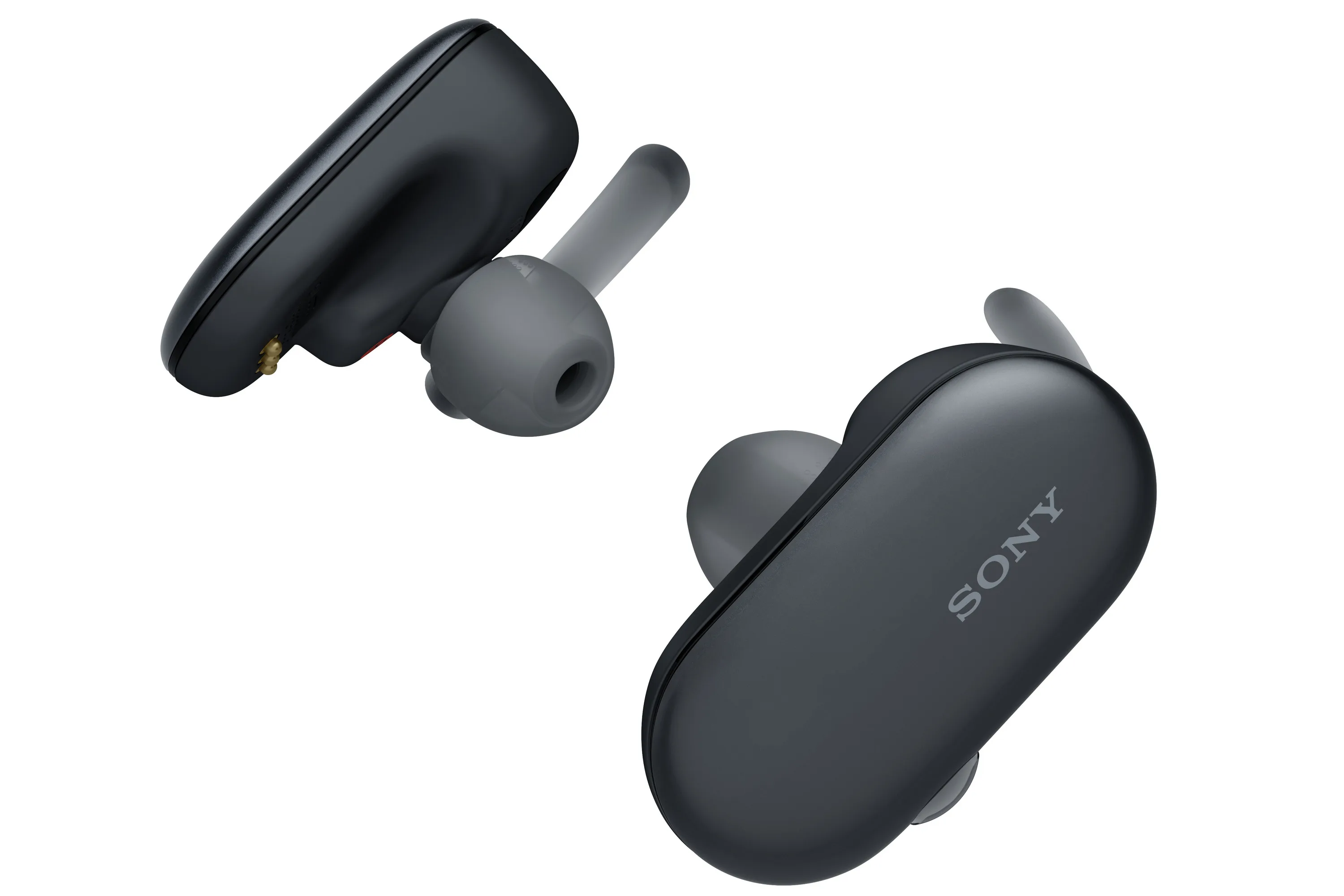Спортивные беспроводные наушники Sony WF SP900 Bluetooth NFC память 4 ГБ защита от воды IPX5/8