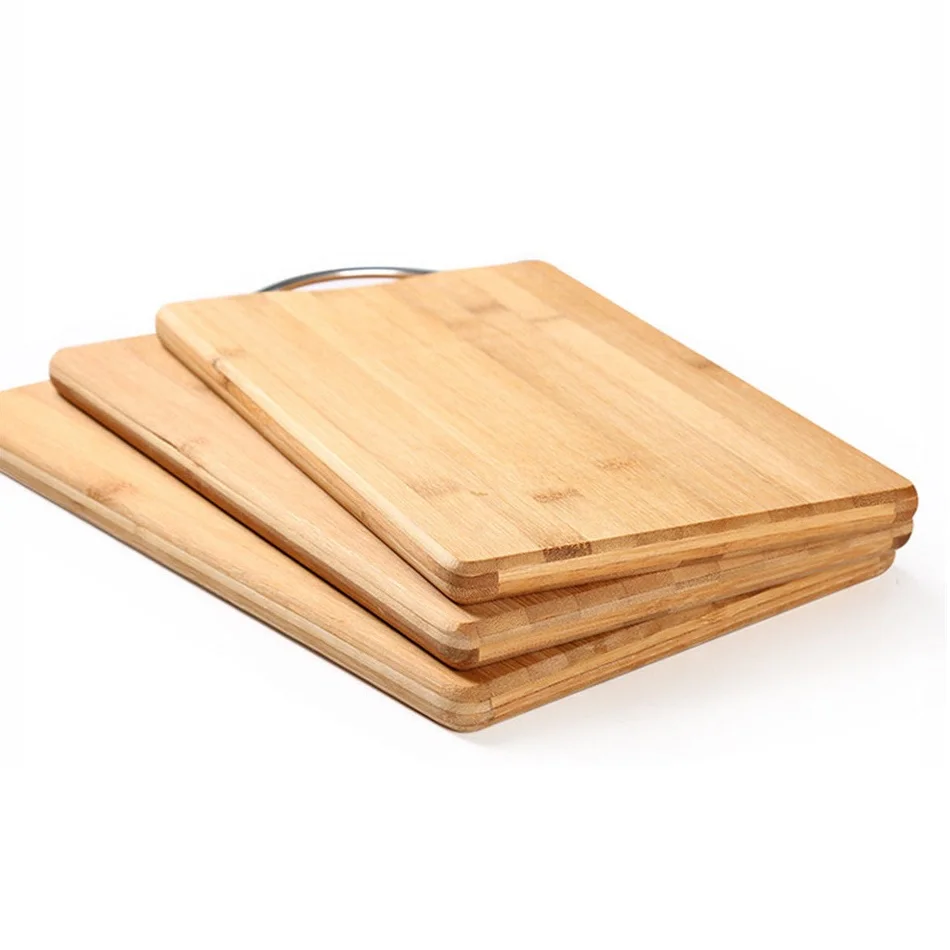 Бамбуковые доски разделочные для кухни деревянные высокого качества с ручкой |