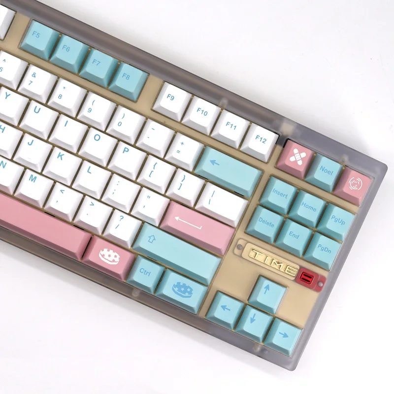 142 клавиш GMK Noel колпачки для Cherry Profile PBT механическая клавиатура с сублимационной