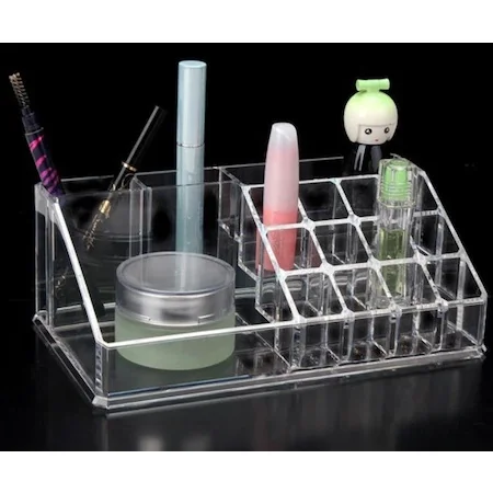 

Transparent Compartment Makeup Jewelry Box 204094330