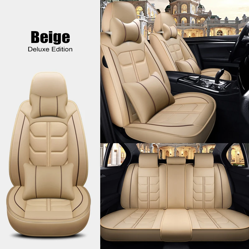

WLMWL Leather Car Seat Cover for Citroen all models C4-Aircross C4-PICASSO C6 C5 C4 C2 C-Elysee C-Triomphe car accessories