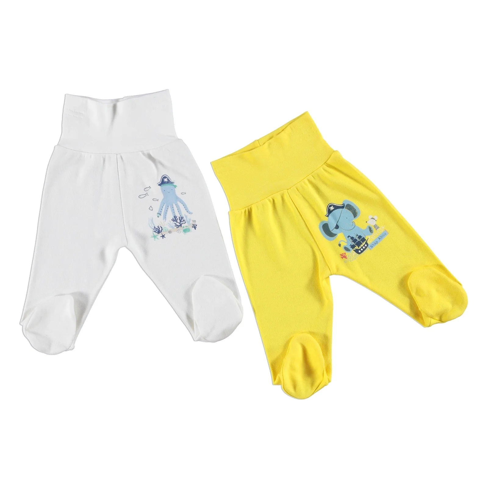 Ebebek HelloBaby/Детские широкие складные повседневные штаны с резинкой на талии