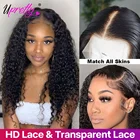 Парик из 100% натуральных бразильских человеческих волос, 6x6 5x5 HD