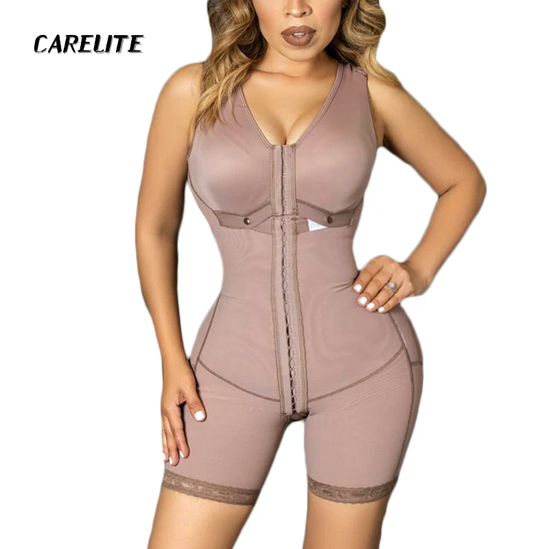 

Post Surgery Adjustable Bra Body Shapers Women With Hook And Eye Front Closure Front Closure Bodysuit