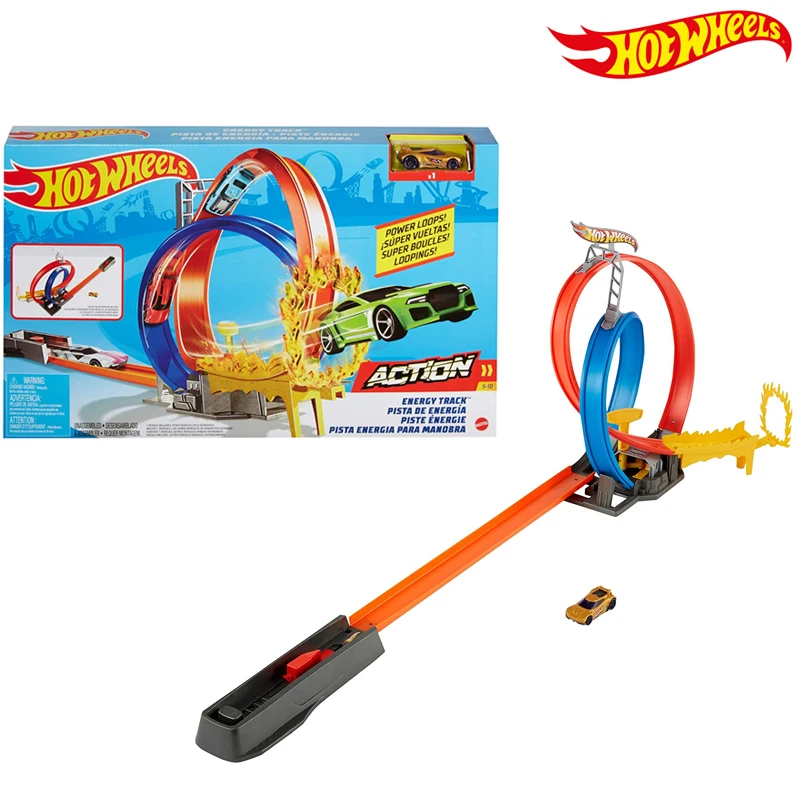 Гоночный Набор Hot Wheels Energy Track GND92 металлический чехол игрушки на день рождения для