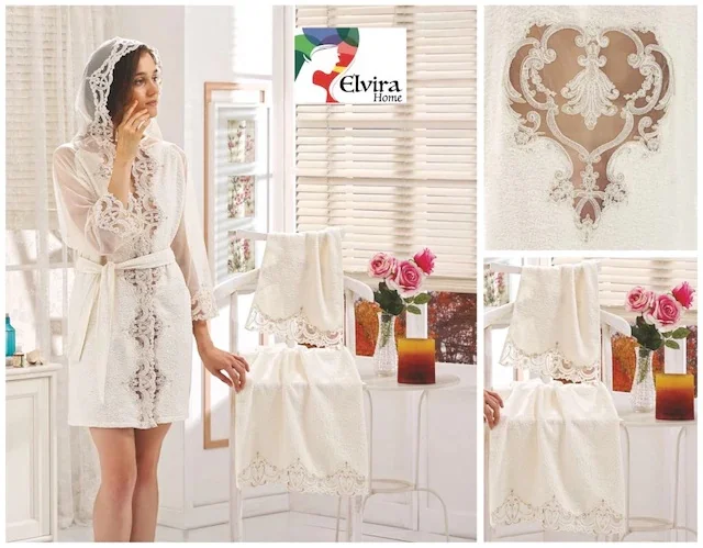 Бамбуковое полотенце французская кружевная роскошная женская одежда комплект