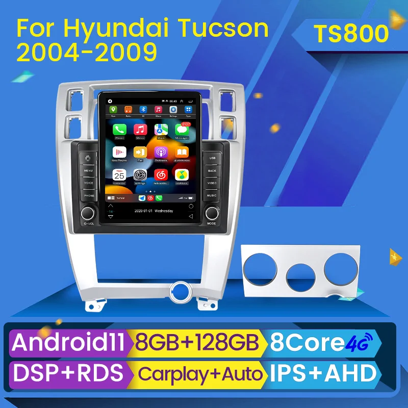 128G Android Автомобильное радио для Hyundai Tucson 2004 - 2013 Мультимедийный видеоплеер