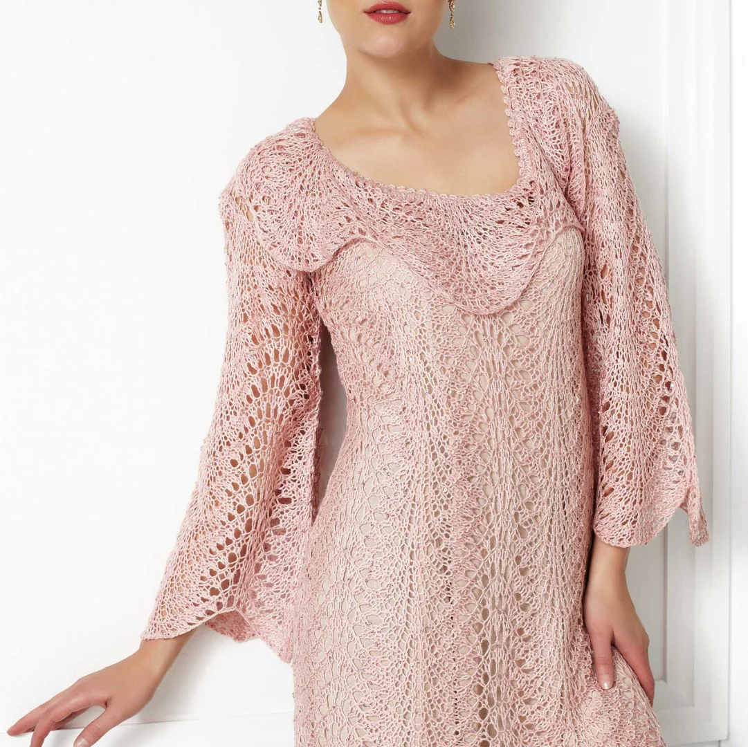 Женская вечерняя шаль из пряжи 100 г-410 м | Дом и сад