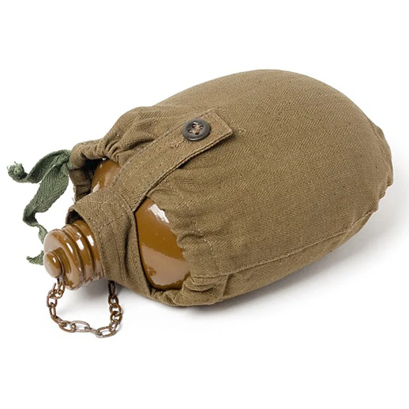 Military flask bowler USSR soldier officer with case Army | Дом и сад