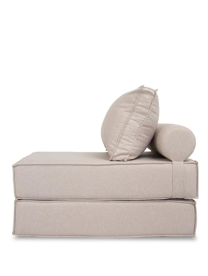 Chair bed puff SPB &quotvelvet" folding with removable covers |