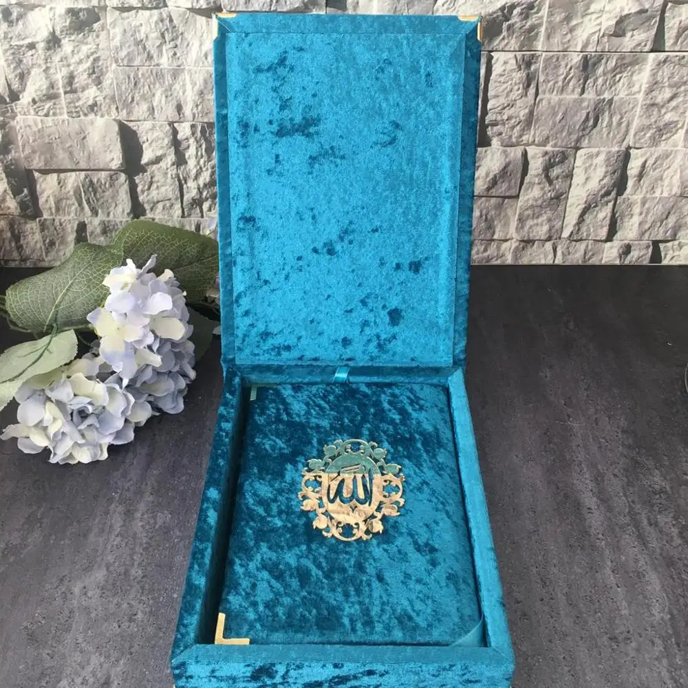Quran with Box Big Size Eid Gifts Ramadan Kareem Islamic Set Mubarak Hajj Kerim Muslim Wedding Bairam Event Party Favors | Дом и сад