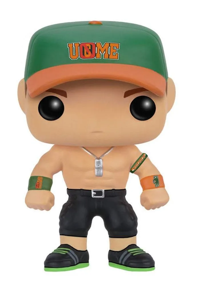 Новая Виниловая фигурка FUNKO POP CULTURE WWE WRESTLING JOHN CENA GREEN CAP! | Игрушки и хобби