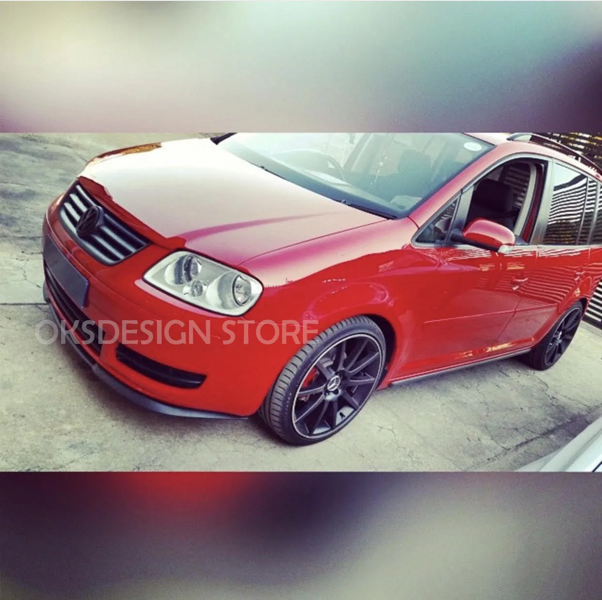 Универсальный передний спойлер для VW VOLKSWAGEN TOURAN &amp SHARAN CUPRA R | Автомобили и