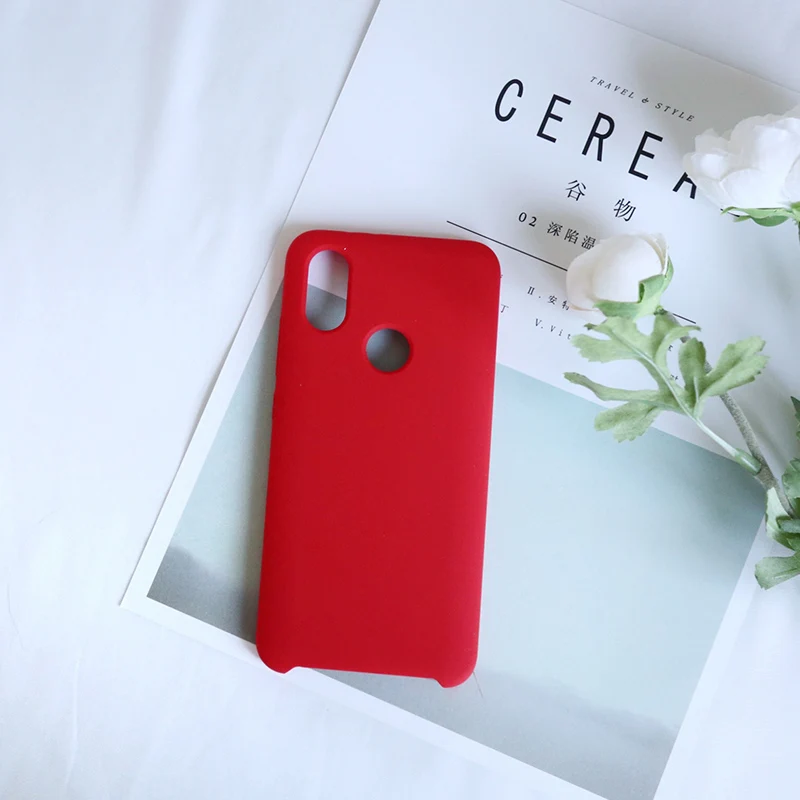 Жидкий силиконовый чехол для мобильного телефона Huawei P30 Lite мягкая задняя