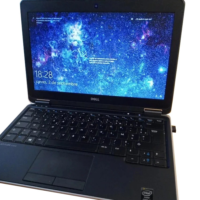 Computer Portatile Ricondizionato Dell Latitude E7240 14 "I5 Ram 8Gb Ssd 128Gb M.2 Win10 Pro Webcam Wireless Mouse