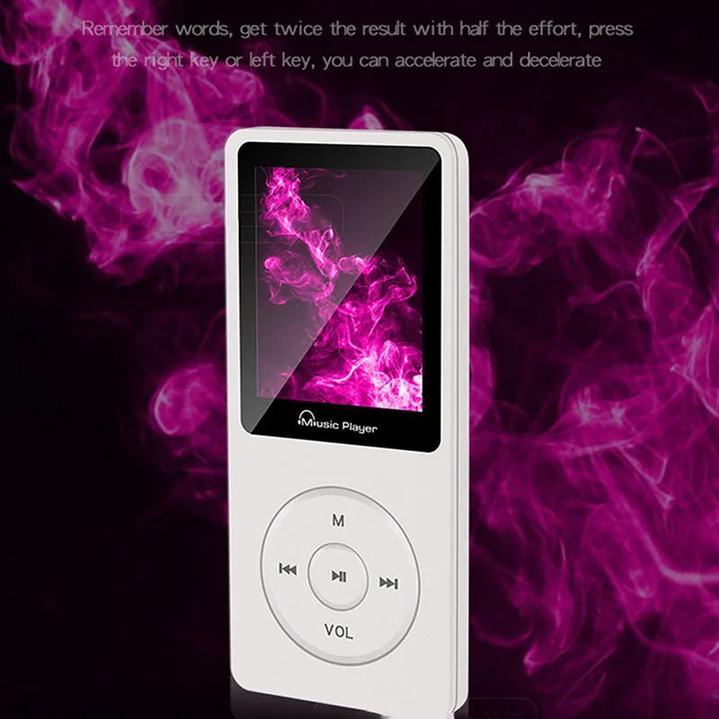 Модный MP3/MP4 Воспроизведение музыки без потерь 8 ГБ 80 часов FM-рекордер TF-карта игры
